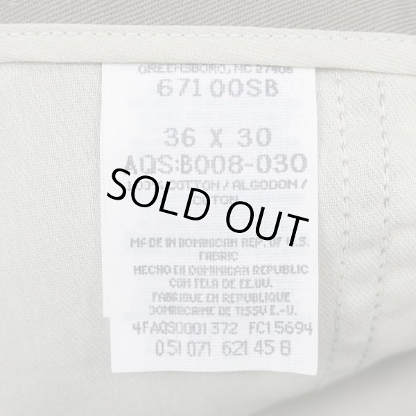 画像4: 00's Timbercreek by Wrangler 2タックチノトラウザー "GREGE / W36 L30 / DEADSTOCK" (4)