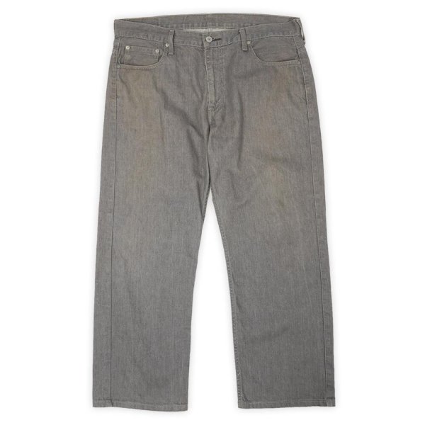 画像1: 00's Levi's 569 先染め グレーデニムパンツ "W36 L30" (1)