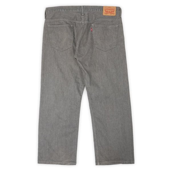 画像2: 00's Levi's 569 先染め グレーデニムパンツ "W36 L30" (2)