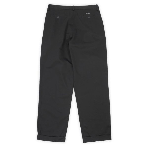 画像2: 00's CHAPS 2タック チノトラウザー "BLACK / W33 L32" (2)
