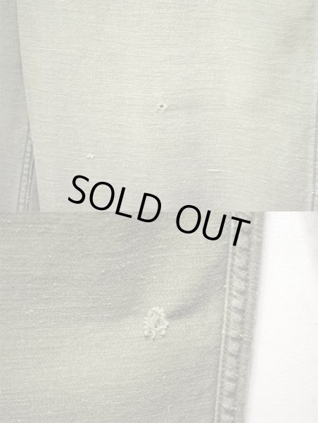 画像4: 70's US.ARMY コットンサテン ベイカーパンツ (4)