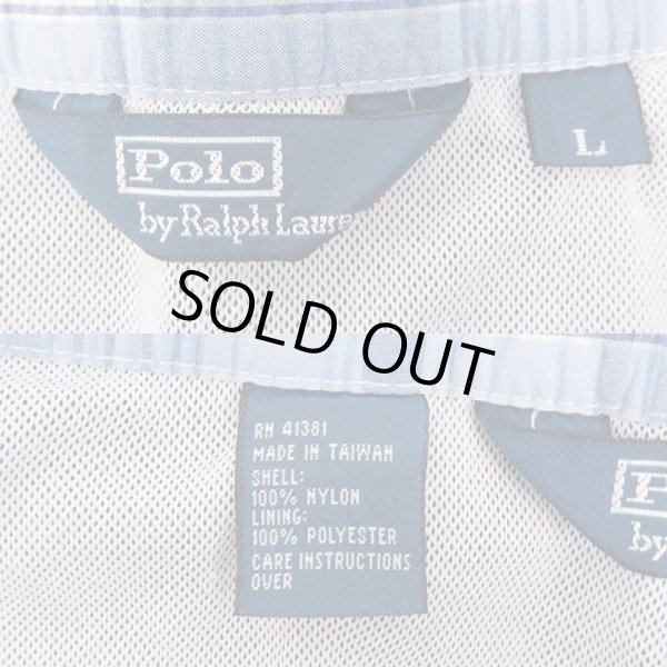 画像3: 00's Polo Ralph Lauren ナイロンショーツ "NAVY" (3)