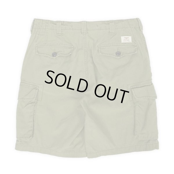 画像2: 00's Polo Ralph Lauren 6ポケット カーゴショーツ “OLIVE” (2)