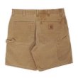 画像2: Late 90's Carhartt ダックペインターショーツ "B25BRN / MADE IN USA" (2)