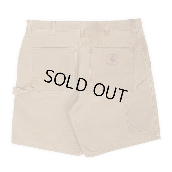 画像2: Late 90's Carhartt ダックペインターショーツ "B25BRN / MADE IN USA" (2)