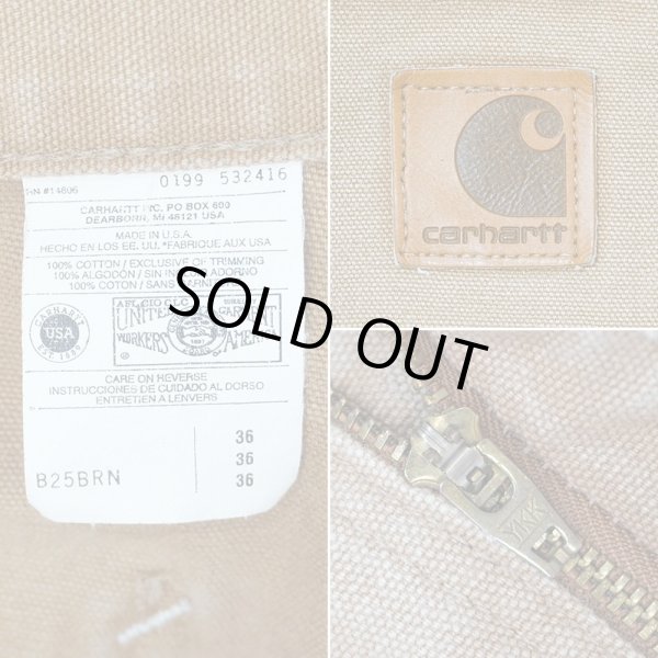 画像3: Late 90's Carhartt ダックペインターショーツ "B25BRN / MADE IN USA" (3)