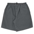 画像2: 90's STEEL BRIDGE カラーシャンブレー ショーツ "CHARCOAL / MADE IN USA / DEADSTOCK" (2)