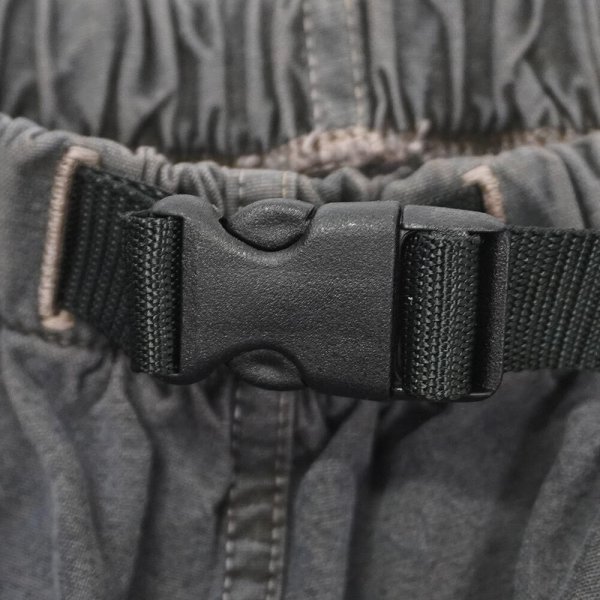 画像4: 90's STEEL BRIDGE カラーシャンブレー ショーツ "CHARCOAL / MADE IN USA / DEADSTOCK" (4)