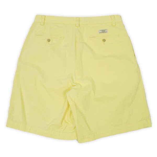 画像2: 90's Polo Ralph Lauren 2タック チノショーツ "TYLER SHORT / YELLOW" (2)