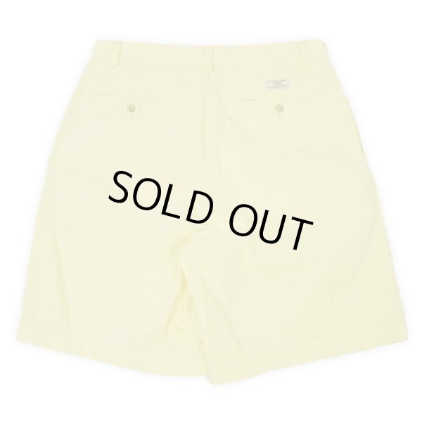 画像2: 90's Polo Ralph Lauren 2タック チノショーツ "TYLER SHORT / YELLOW" (2)