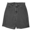 画像1: 90's Levi's 560 ブラックデニムショーツ "MADE IN USA / W32 L00" (1)