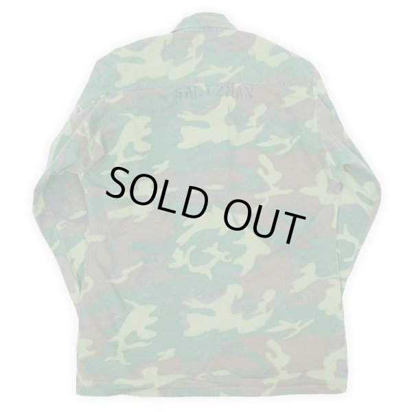 画像2: 60's US.ARMY グリーンリーフ柄 ジャングルファティーグジャケット “SMALL-REGULAR” (2)