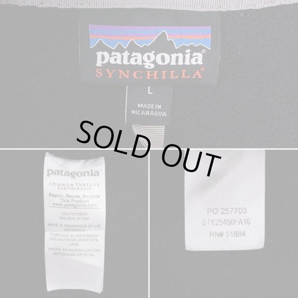 画像3: 16's Patagonia シンチラ スナップT "BLACK" (3)