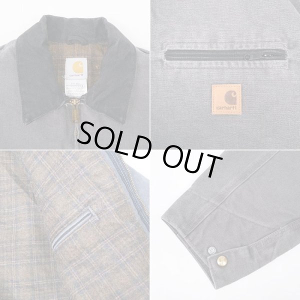 画像4: 00's Carhartt デトロイトジャケット “GRAY” (4)