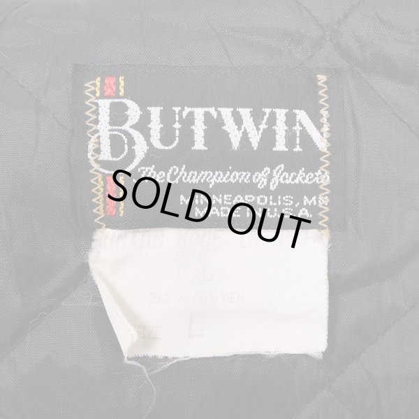 画像3: 90's BUTWIN レザー切り替え スタジャン “MADE IN USA” (3)