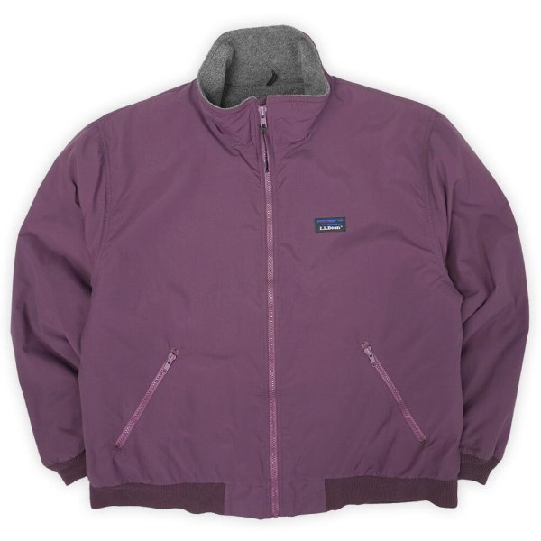 画像1: 90's L.L.Bean ウォームアップジャケット "MADE IN USA / PURPLE" (1)