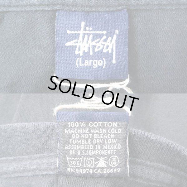 画像3: Early 00's OLD STUSSY L/S プリントTシャツ (3)