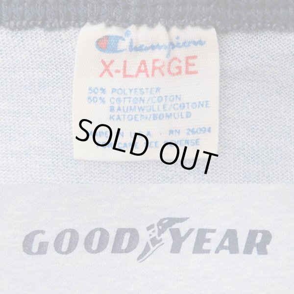 画像2: 80's Champion トリムTシャツ "GOOD YEAR / MADE IN USA" (2)