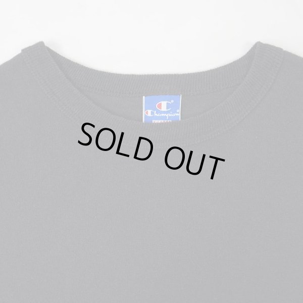 画像3: 90's Champion スクリプトロゴ Tシャツ "BLACK / MADE IN USA" (3)