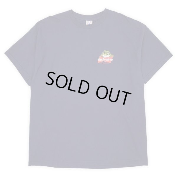 画像2: 90's Budweiser 両面プリントTシャツ "Frog × Chameleon" (2)