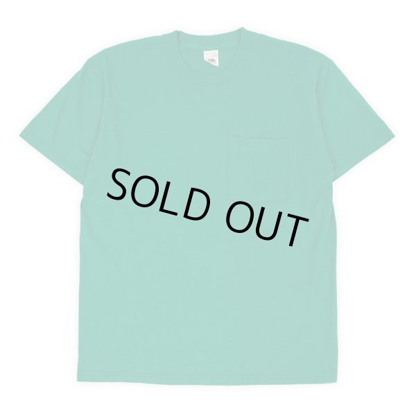 画像1: 80's Fruit of the loom ポケットTシャツ "DEADSTOCK / GREEN" (1)