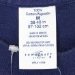 画像2: 90's TOWN CRAFT ポケットTシャツ "FADE NAVY" (2)