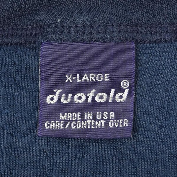 画像2: 90's Duofold L/S 2PLY ヘンリーネックカットソー "MADE IN USA" (2)