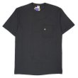 画像1: 90's JC Penney ポケットTシャツ "MADE IN USA / DEADSTOCK / BLACK" (1)