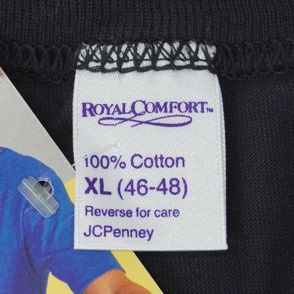 画像2: 90's JC Penney ポケットTシャツ "MADE IN USA / DEADSTOCK / BLACK" (2)