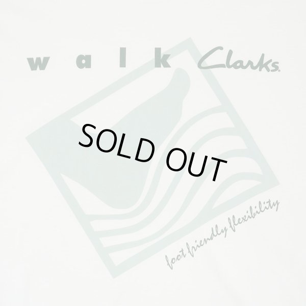 画像2: 90's walk Clarks ロゴプリントTシャツ "MADE IN USA / Lee body" (2)