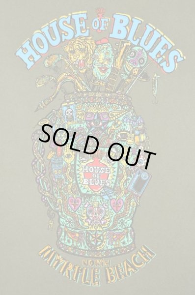 画像4: 90's Fruit of the loom プリントTシャツ "HOUSE OF BLUES" (4)