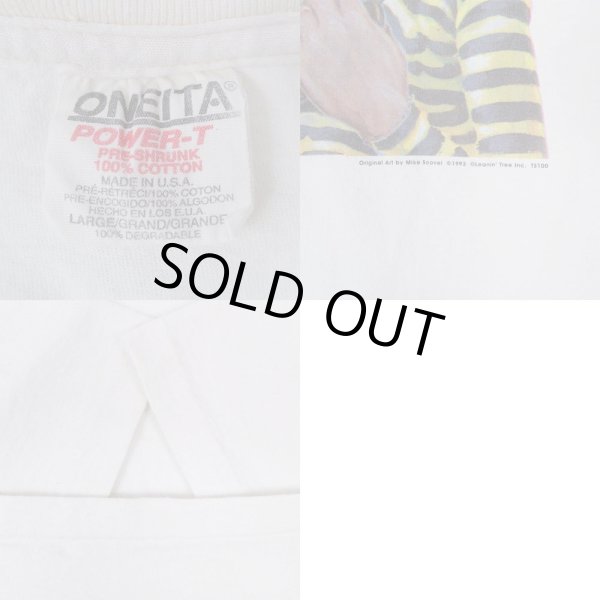 画像2: 90's MIKE SCOVEL プリントTシャツ “MADE IN USA” (2)