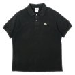 画像1: 00's LACOSTE ポロシャツ "DESIGNED IN FRANCE / BLACK" (1)