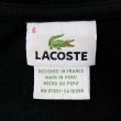 画像2: 00's LACOSTE ポロシャツ "DESIGNED IN FRANCE / BLACK" (2)