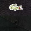 画像3: 00's LACOSTE ポロシャツ "DESIGNED IN FRANCE / BLACK" (3)