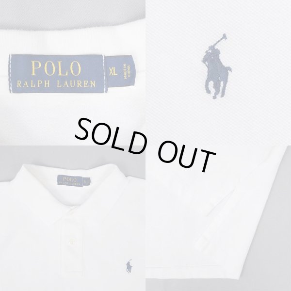 画像2: 00's Polo Ralph Lauren ポロシャツ "WHITE" (2)