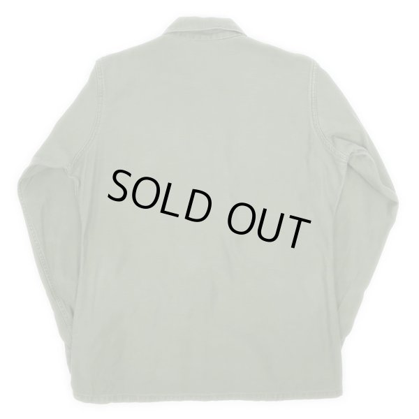 画像2: 60's US.ARMY コットンサテン ユーティリティシャツ (2)