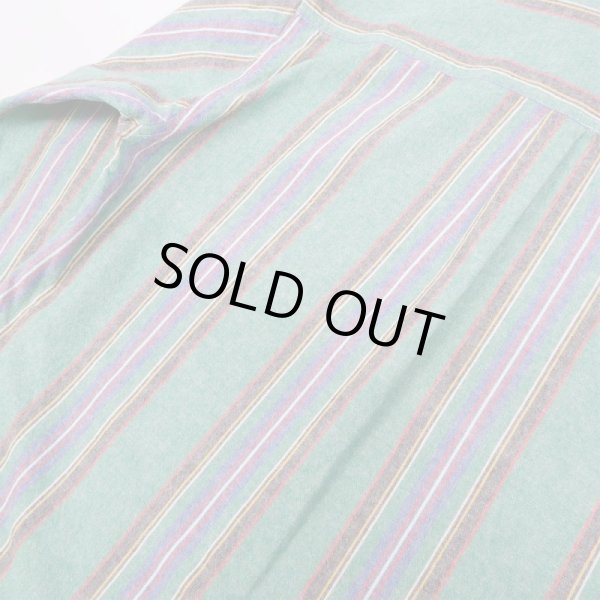 画像4: 90's OLD GAP マルチストライプ柄 ボタンダウンシャツ (4)