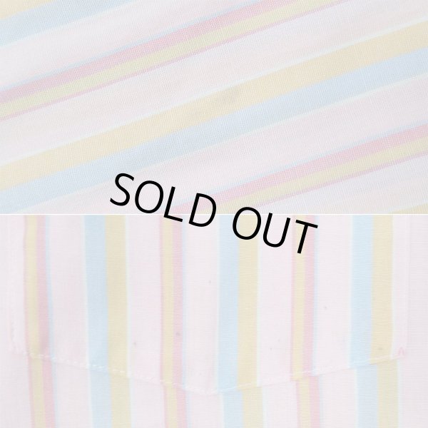 画像4: 70's Arrow S/S マルチストライプシャツ (4)