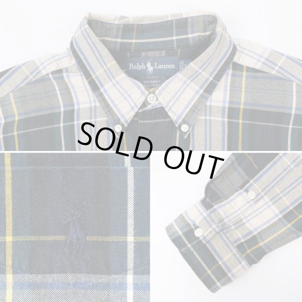 画像4: 90's Polo Ralph Lauren ボタンダウンシャツ “BIG SHIRT” (4)