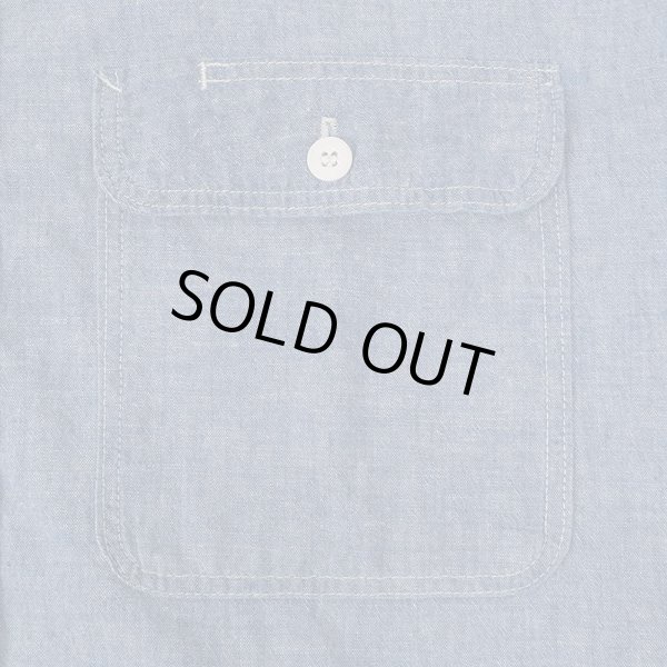 画像4: 90's BIG MAC コットンシャンブレーシャツ "MADE IN USA / 2XL-TALL" (4)