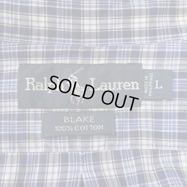 画像2: 90's Polo Ralph Lauren S/S ボタンダウンシャツ "BLAKE" (2)