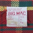 画像2: 70's BIG MAC ヘビーネルシャツ "単色タグ" (2)
