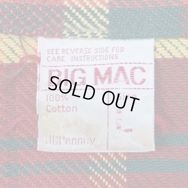 画像2: 70's BIG MAC ヘビーネルシャツ "単色タグ" (2)