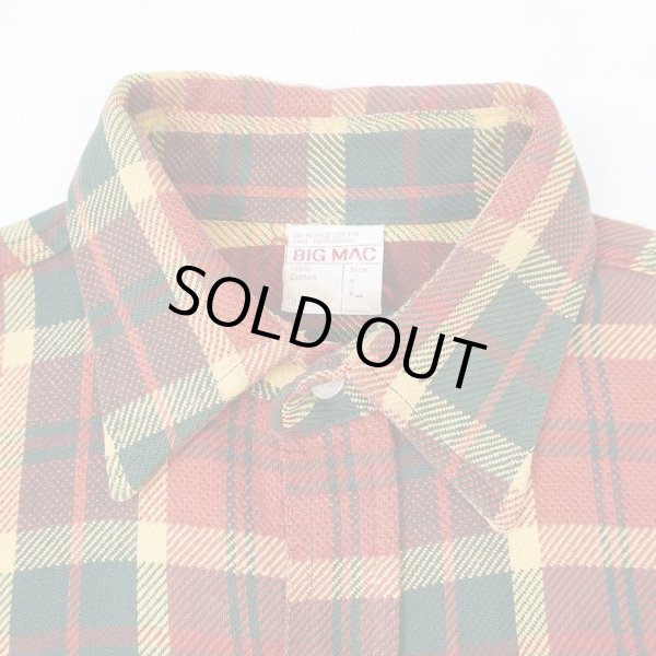 画像3: 70's BIG MAC ヘビーネルシャツ "単色タグ" (3)