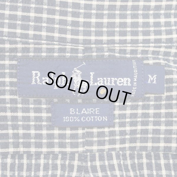 画像2: 90's Polo Ralph Lauren シアサッカー ボタンダウンシャツ "BLAIRE" (2)