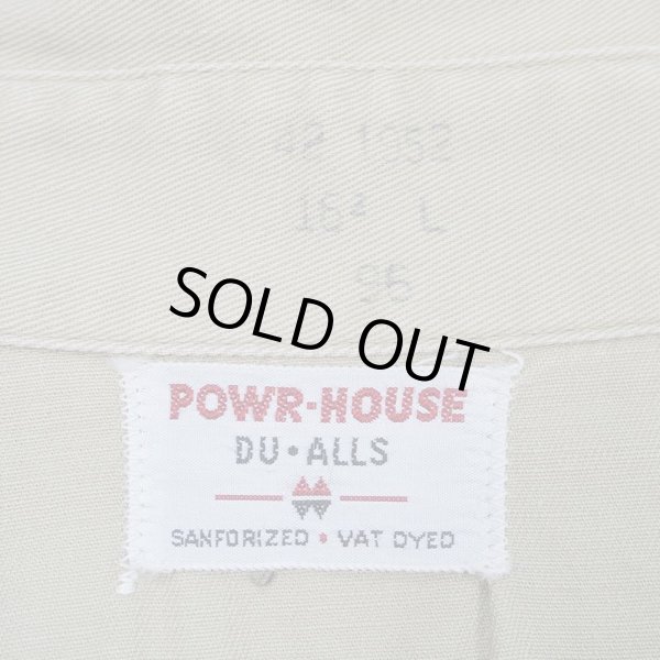 画像2: 60's POWER HOUSE コットン ワークシャツ (2)