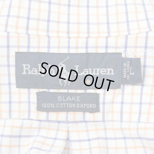 画像2: 90's Polo Ralph Lauren S/S ボタンダウンシャツ "BLAKE" (2)