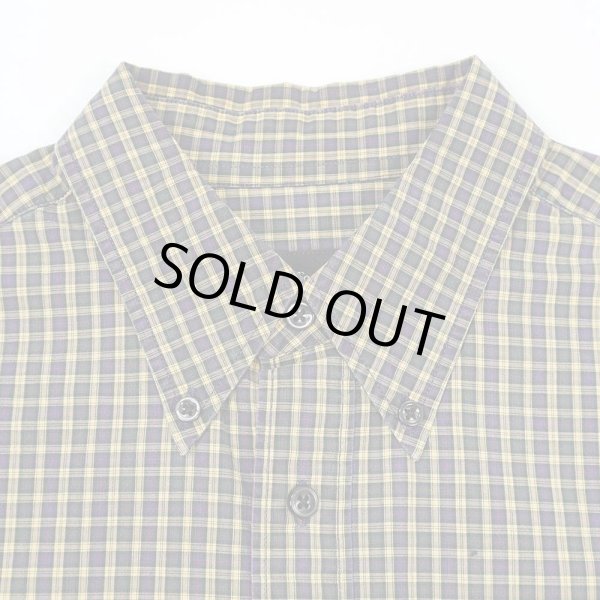 画像3: 00's Eddie Bauer ボタンダウンシャツ “NAVY PLAID” (3)