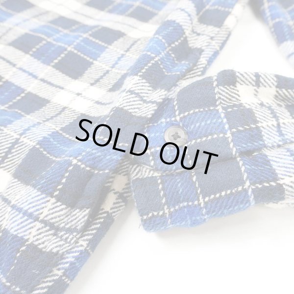 画像4: 00's ORVIS ヘビーネルシャツ “Navy Plaid” (4)